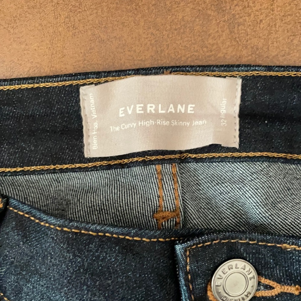 Everlane Dark Wash Skinny Jeans